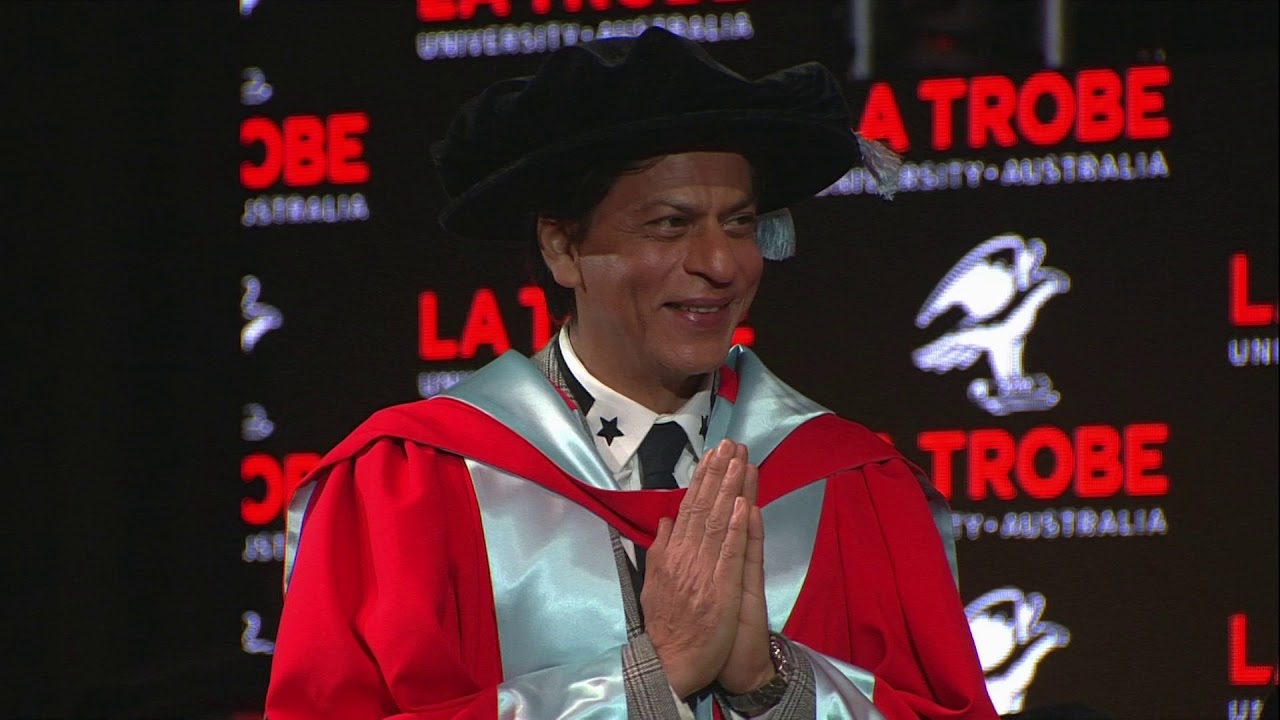 Shah Rukh Khan honoured at La Trobe University