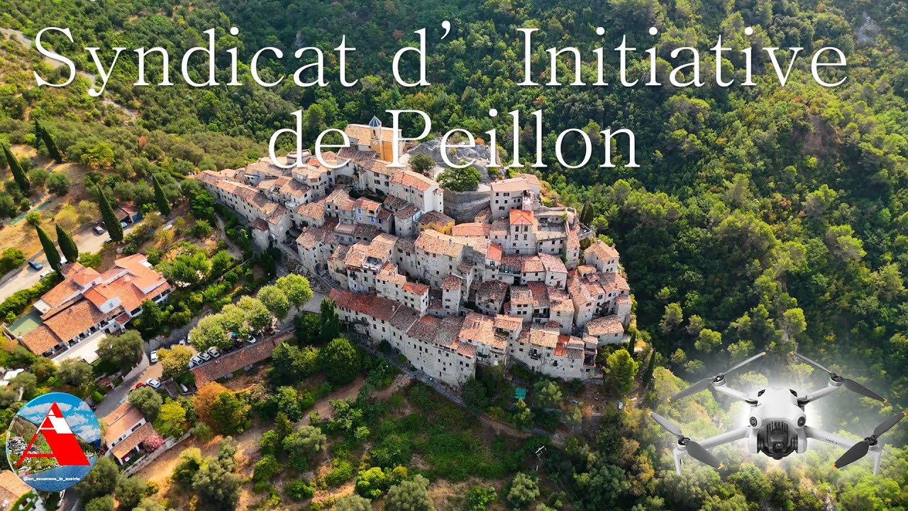 PEILLON, France: Medieval Eagle's Nest 🏰 | Dramatic Drone Footage of a Hidden French Riviera Village