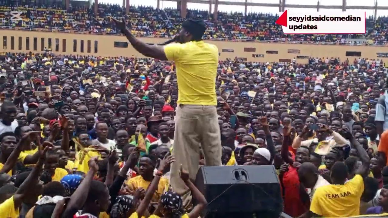 Bebe cool with unforgeable dance during speaker Anita Among nomination Day at Anita stadium 🏟️