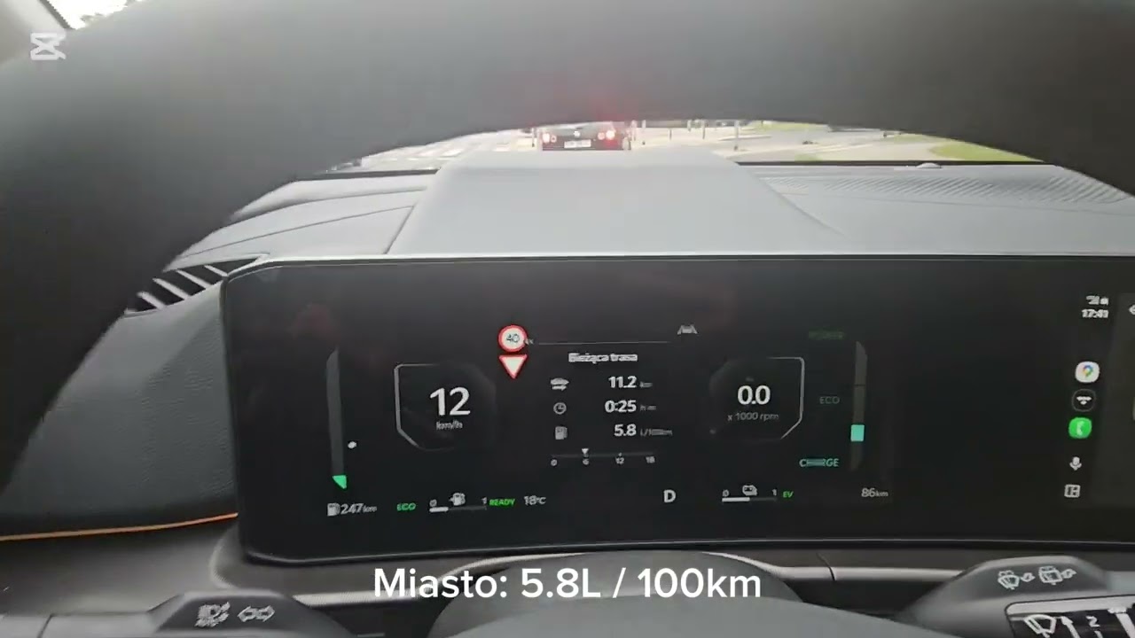 KIA SPORTAGE HEV AWD 239KM 2026 - SPALANIE / FUEL CONSUMPTION