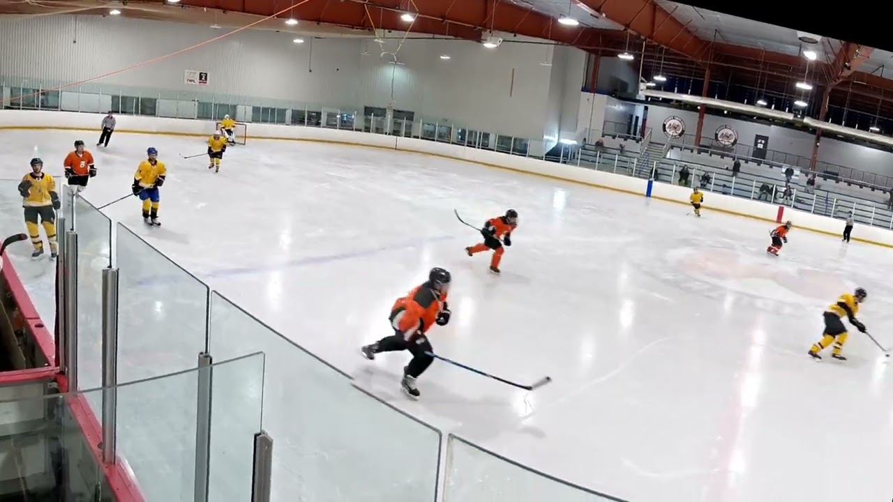 CNY Adult Hockey League - Cluster Pucks vs Yellowjackets