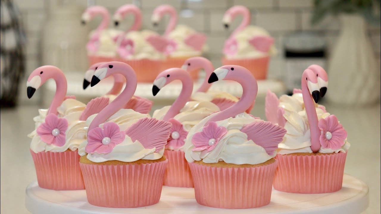 How To Make Flamingo Cupcakes