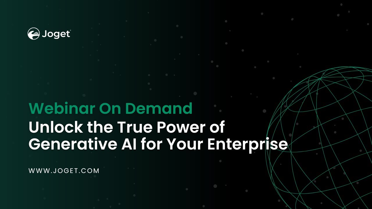 Joget Webinar - Unlock Business Efficiency with Joget Generative AI