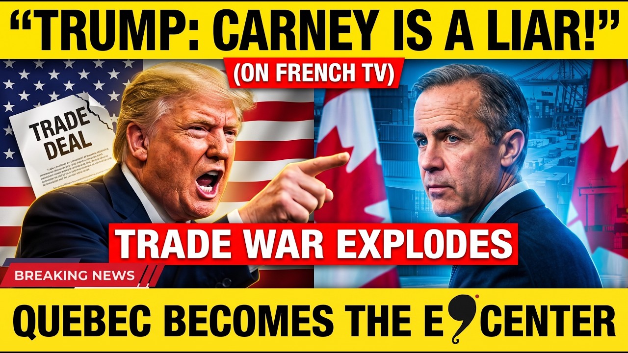 INSTANT: Trump Calls Carney a Liar on French &mdash; Quebec Becomes the Epicenter of the Trade War