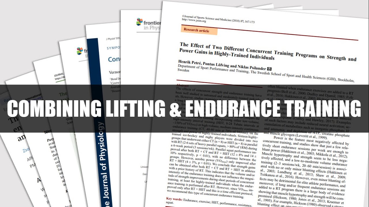 Combining Strength & Hypertrophy Training with Endurance | Maximizing Concurrent Training Goals