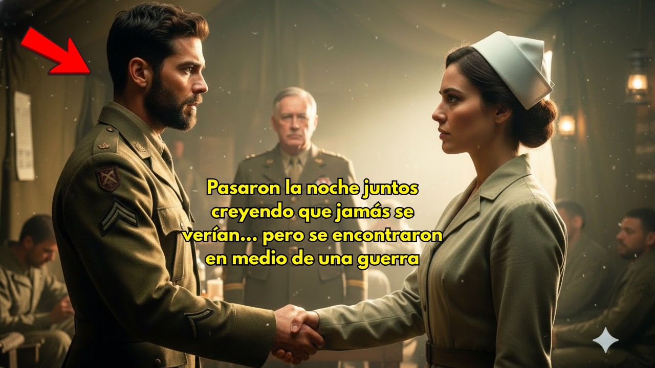 Pasaron la noche juntos creyendo que jamás se verían... pero se encontraron en medio de una guerra
