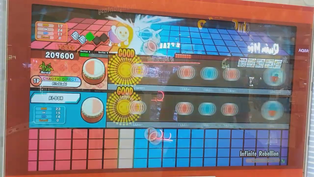 Taiko no Tatsujin(太鼓の達人)-Infinite Rebellion Normal(AI Battle)