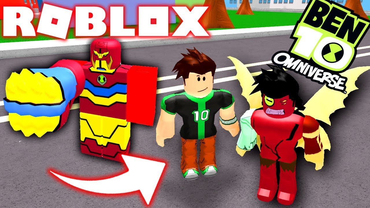 ROBLOX ! - BEN 10 E TODAS AS SUAS TRANSFORMAÇÕES - SIMULADOR INCRÍVEL DO BEN 10