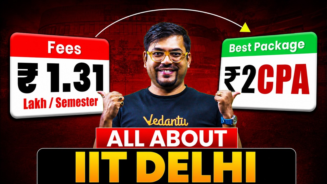 All About IIT Delhi 2026 | Admission, Cutoff, Package 🔥Top Engineering college In Delhi | Harsh sir