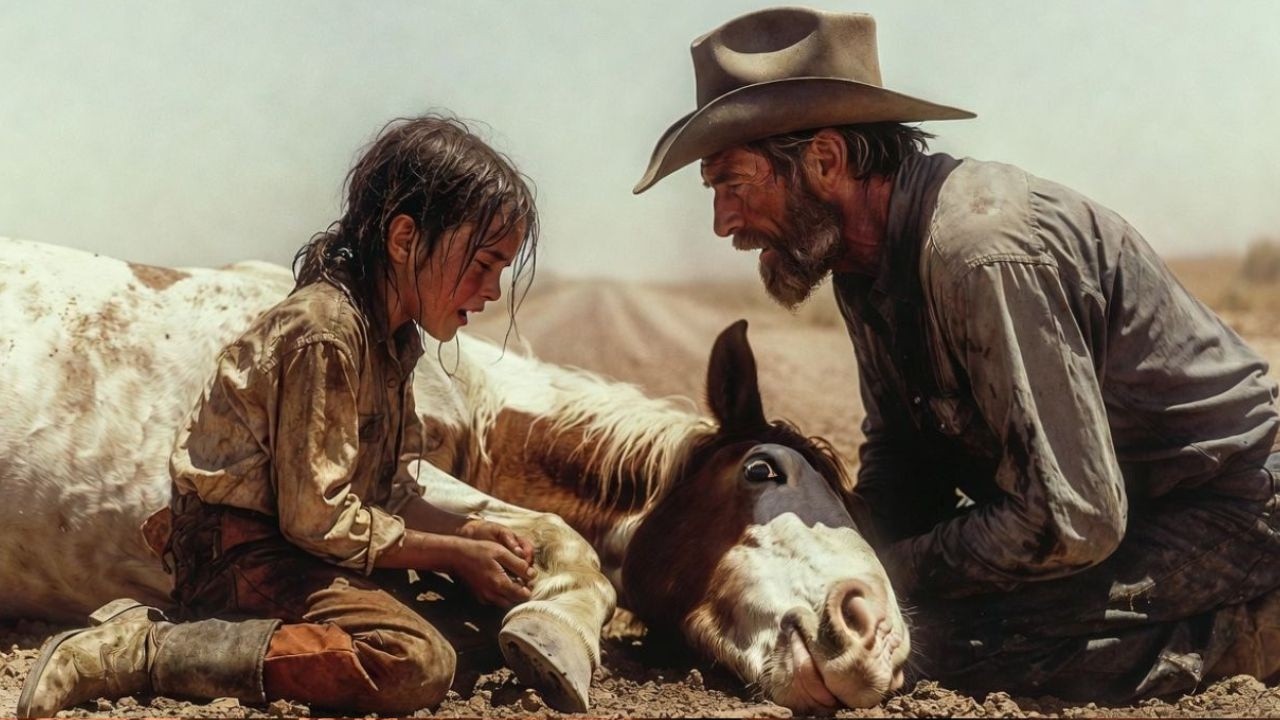 “POR FAVOR, SEÑOR… ¡NO DEJE QUE MI MADRE Y MI CABALLO MUERAN!” — EL VAQUERO SE DERRUMBÓ EN LÁGRIMAS