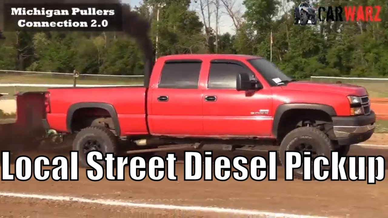 Local Street Diesel Pickup Class At TTPA In Carsonville MI - Day 01 2018