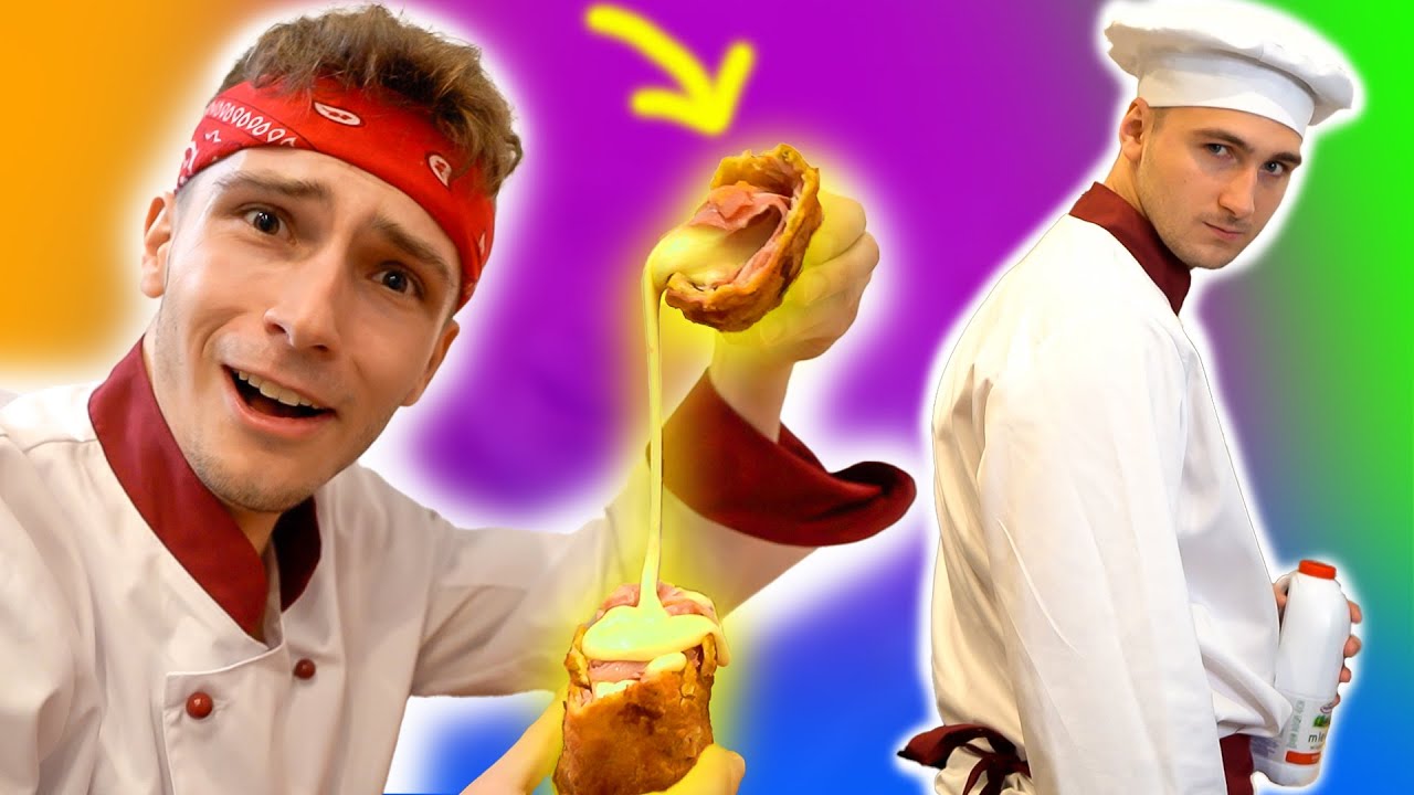 CZY MRKRYCHA SPRÓBUJE tego POTWORA?🤩 *serowe pałeczki*