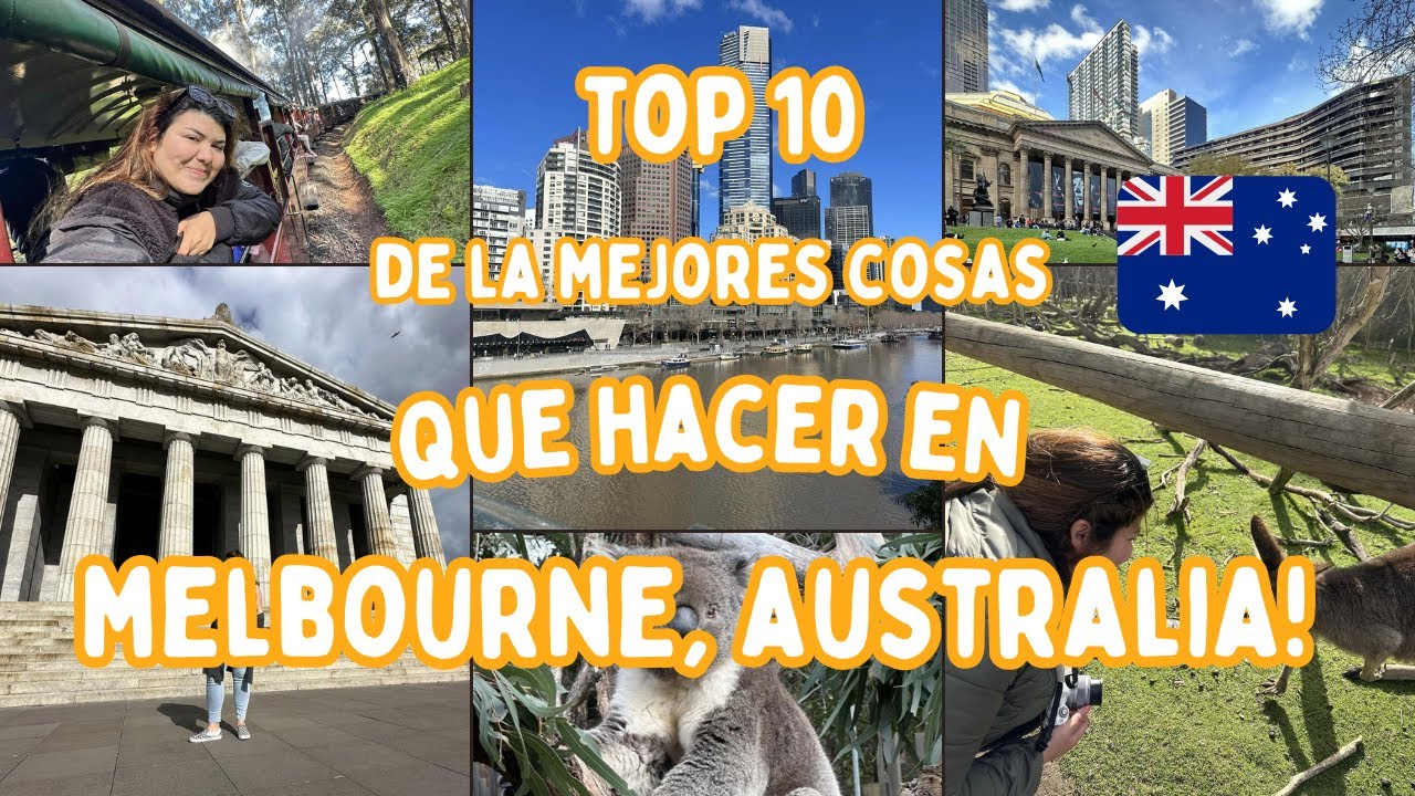 10 de las MEJORES COSAS que HACER en Melbourne, Australia