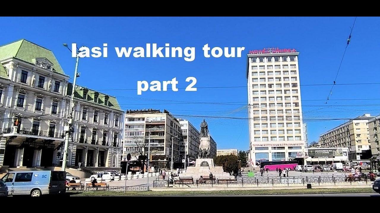 iasi Walking tour | Part 2 | 4k city sound |
