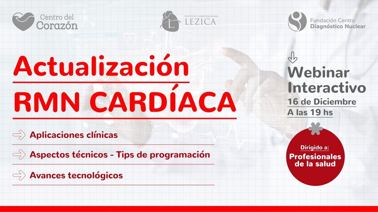 Webinar: Actualización RMN Cardíaca