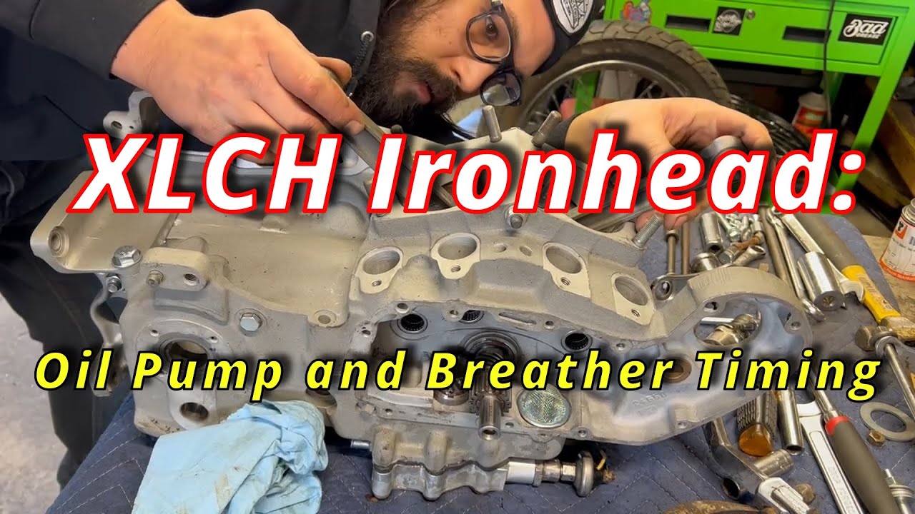 1972 XLCH Ironhead:  Oil Pump and Breather Timing 