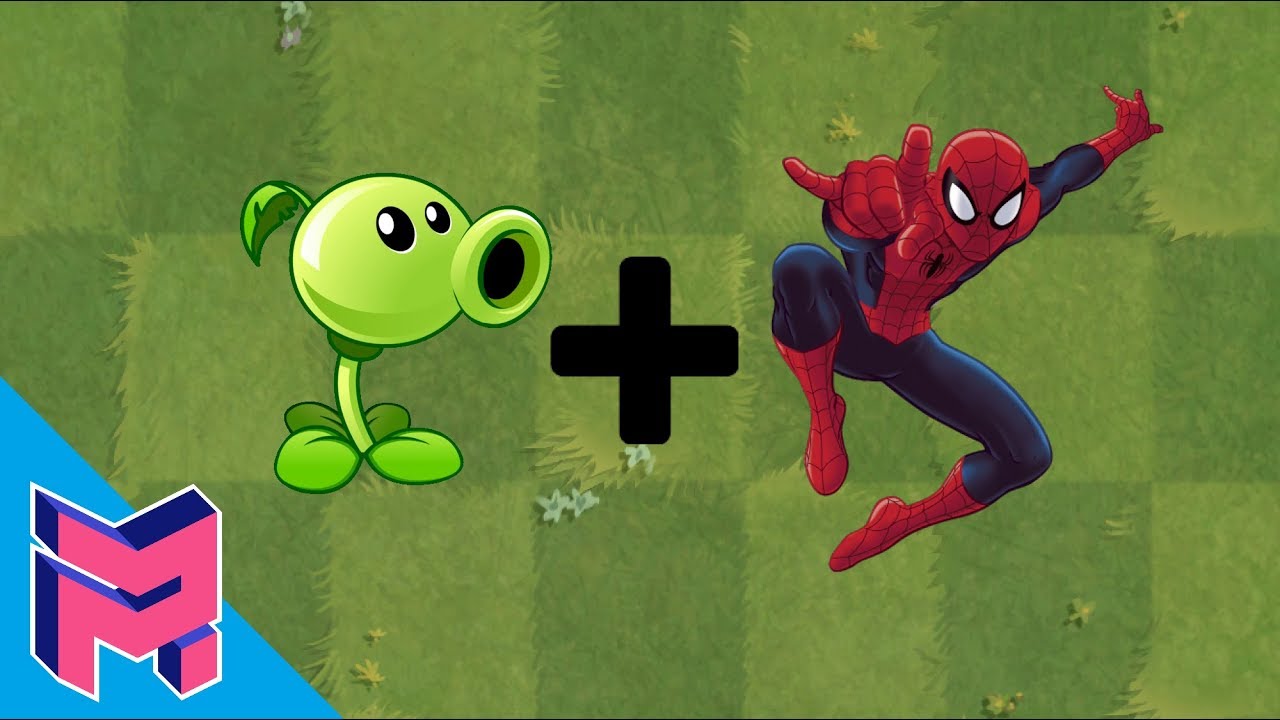 Plants vs Zombies Fusion Hack Animation ( Peashooter + Spider-Man )