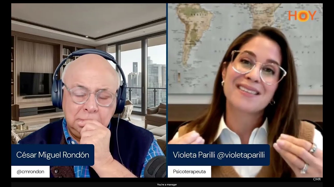 Entrevista con Cesar Miguel Rondon + Violeta Parilli #venezuela #venezuelalibre #venezolanos
