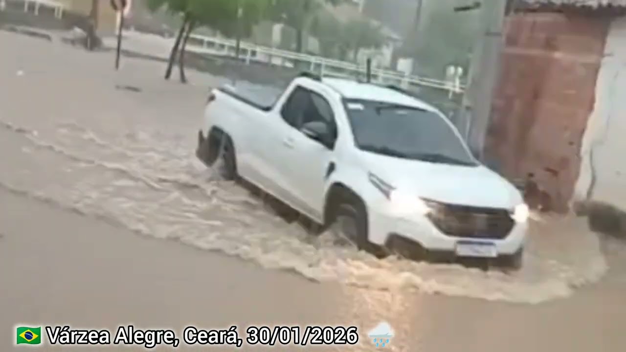 🇧🇷 CHUVA FORTE NO CEARÁ, BREJO SANTO, PORTEIRAS,VÁRZEA ALEGRE, LAVRAS DA MANGABEIRA 30/01/2026