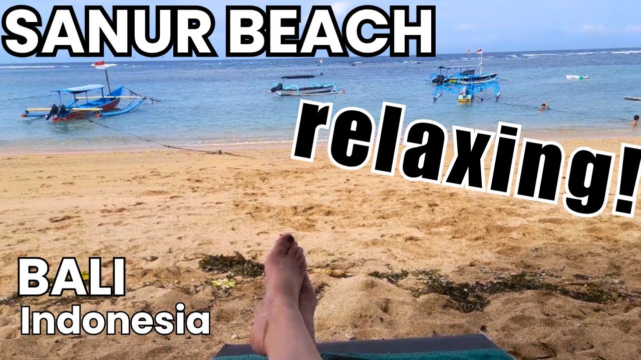 Relaxing at Sanur Icon Bali beach and Sindhu beach | Bali travel guide