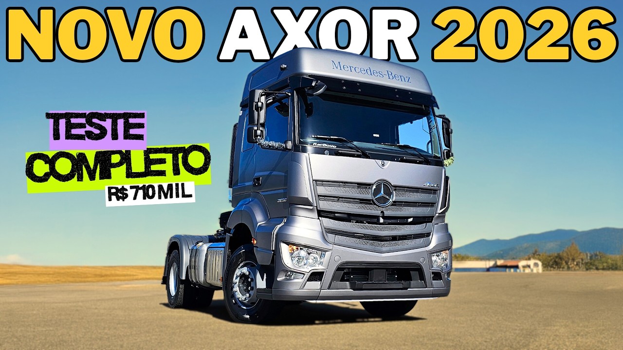 Novo Axor 2038 2026: O Retorno da Lenda com Custo-Benefício Imbatível!