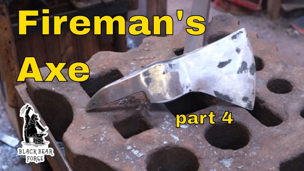 Firemans axe part 4 - final forging