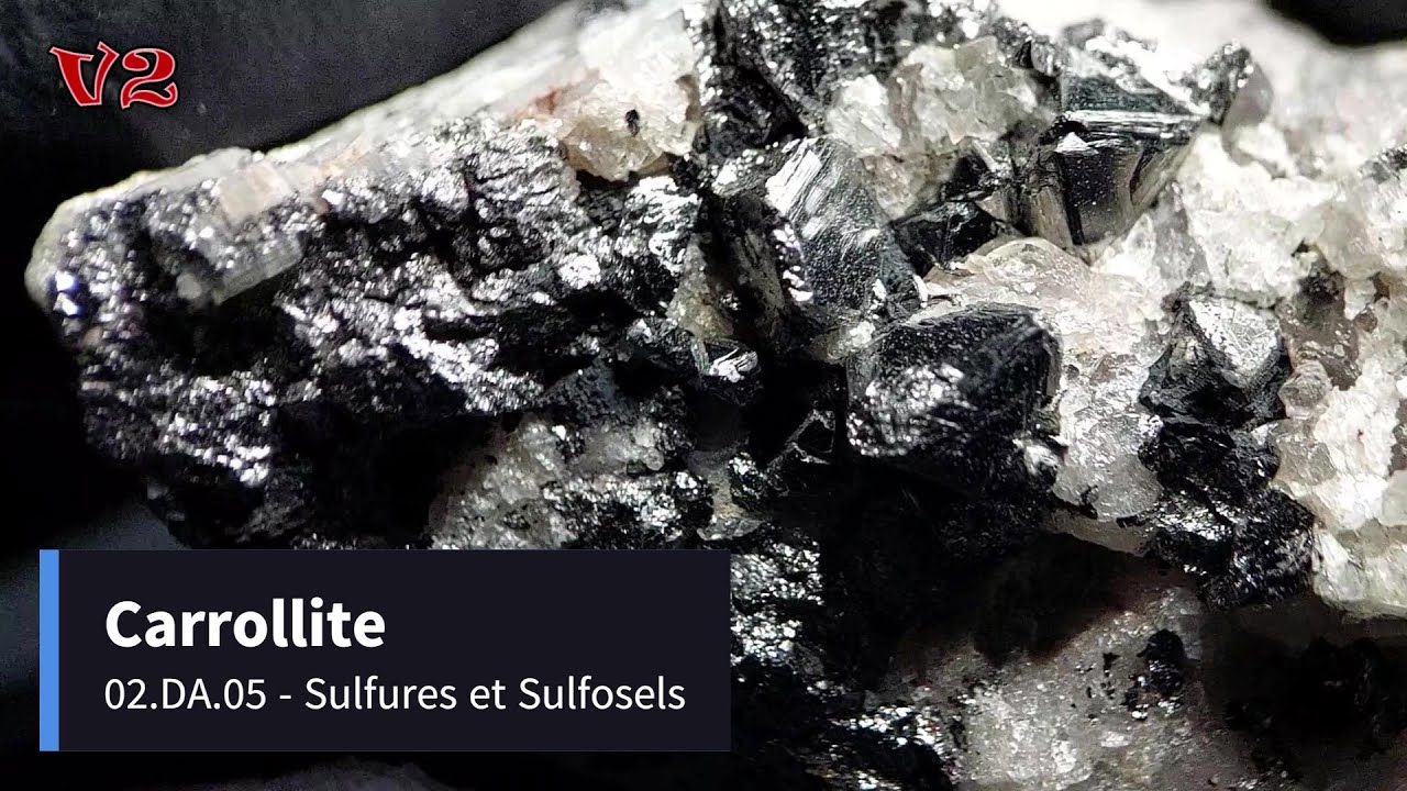 02.DA.05 - Carrollite - #C65 - Minéraux - V2