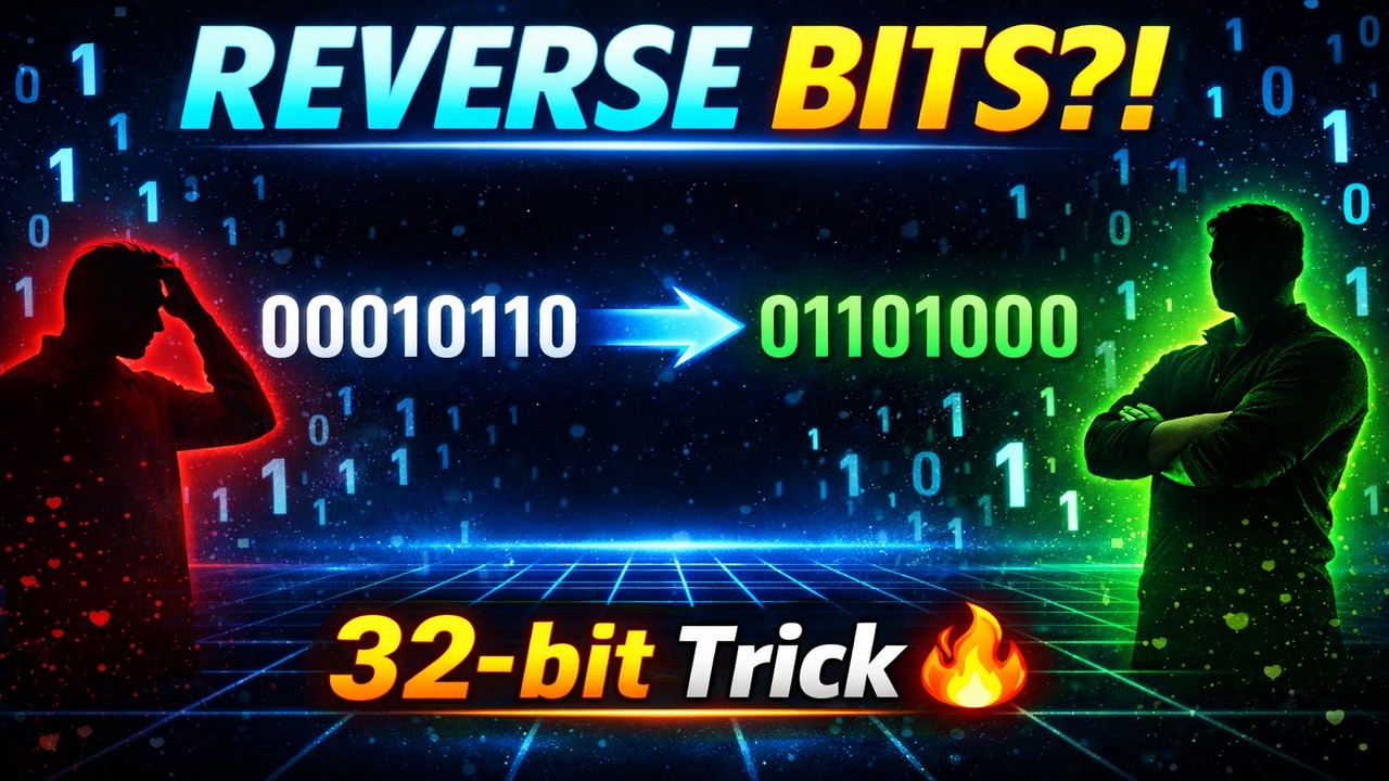 Leetcode 190. Reverse Bits | Easy Bit Manipulation Explained
