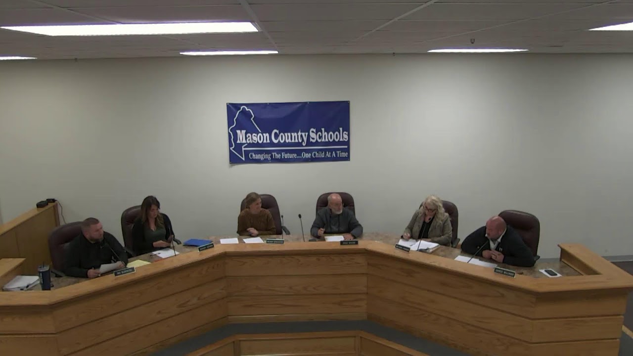 Mason County Board of Education Regular Business Meeting October 28, 2025