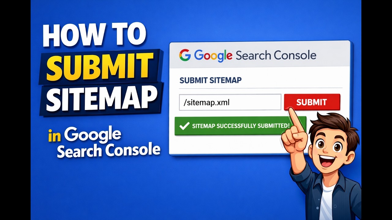 Как отправить карту сайта в Google Search Console (2026)