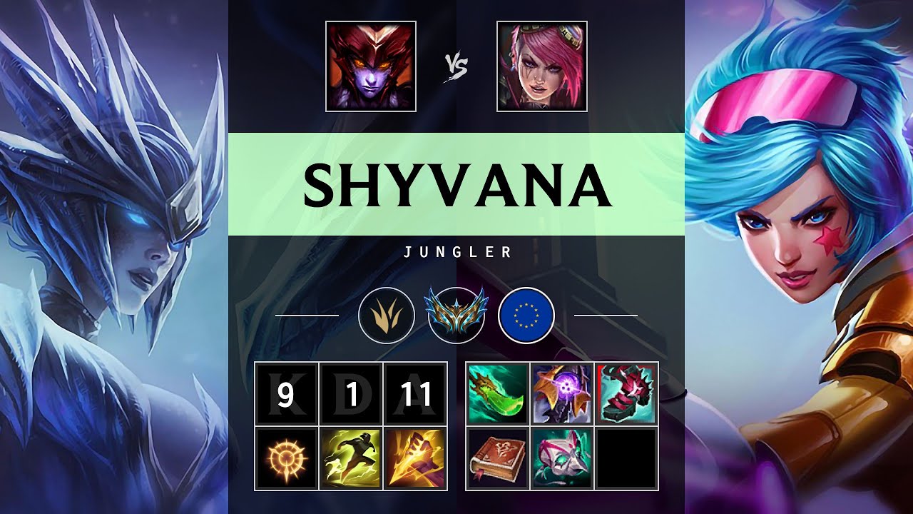 Shyvana Jungle vs Vi - EUW Challenger Patch 25.11