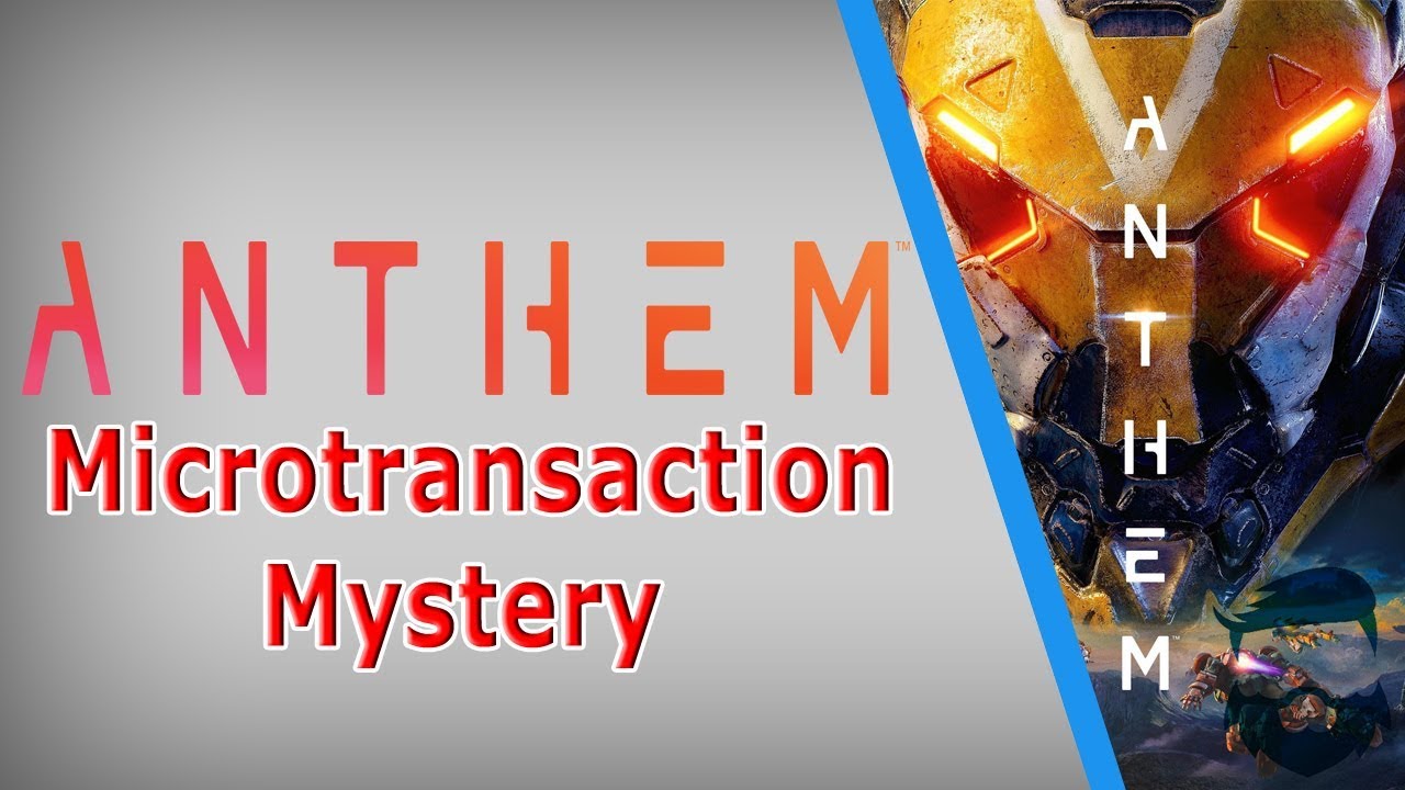 EA & Bioware Are Lying About Anthem Microtransactions