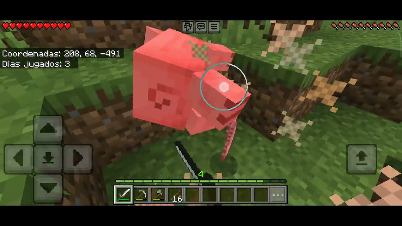 perdón se cortó el vídeo, intentando pasar Minecraft #capitulo 2