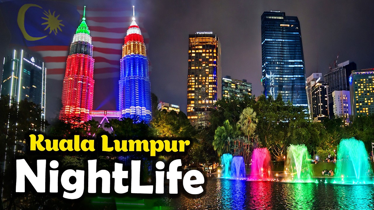 From Night Markets to Skylines. Walking KL at Night. Malaysia 🇲🇾