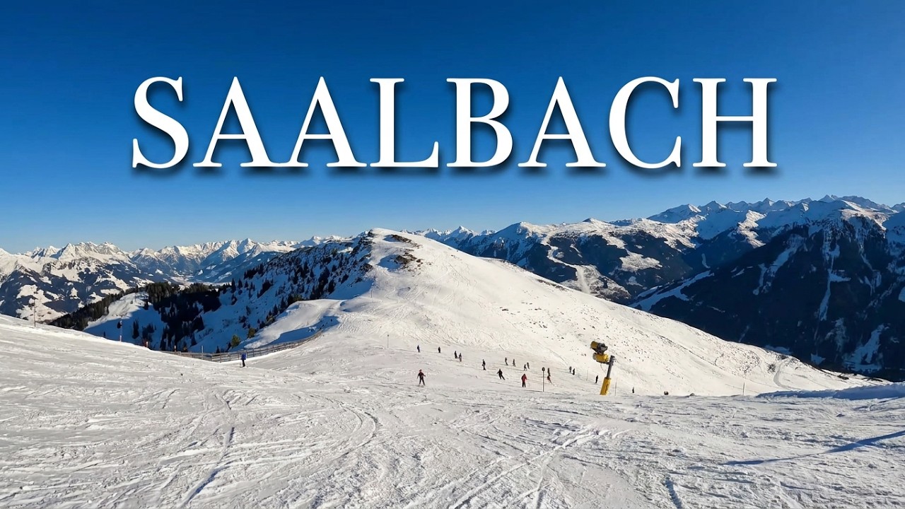 Skigebiet Saalbach: Skifahren⛷️ | Hinterglemm, Leogang, Fieberbrunn, Tirol, Alpen, Österreich