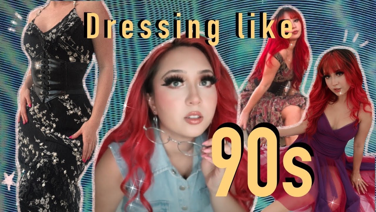 DRESSING LIKE THE 90s | Thrifted Dress Collection LookBook