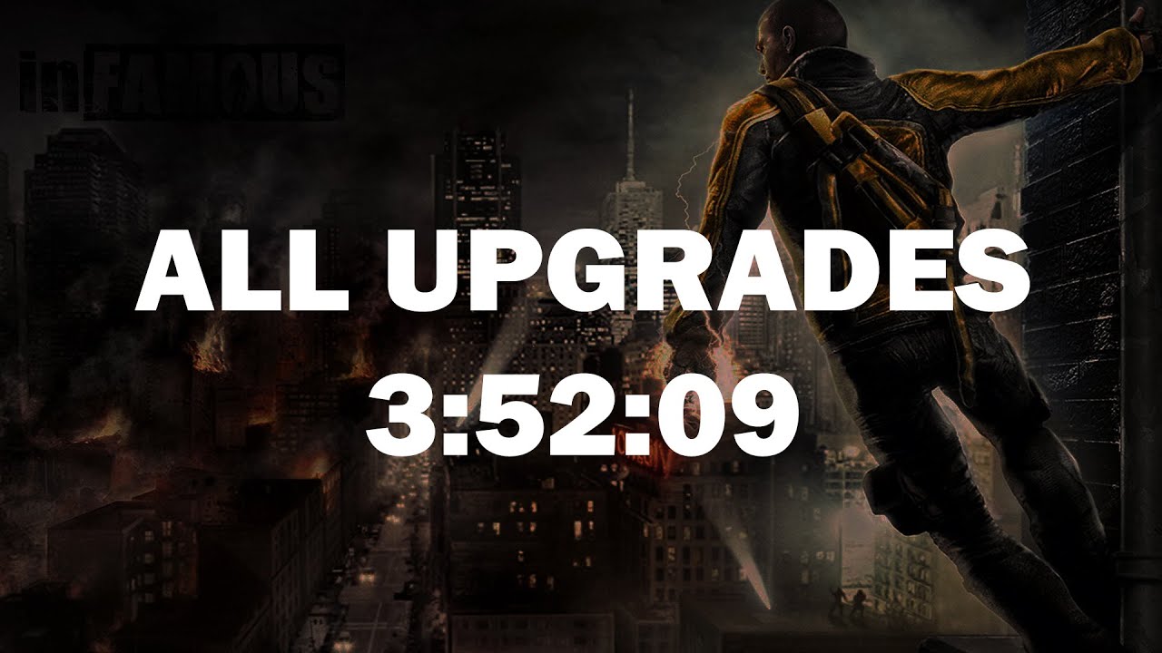 Infamous All Upgrades Good Karma Speedrun in 3:52:09