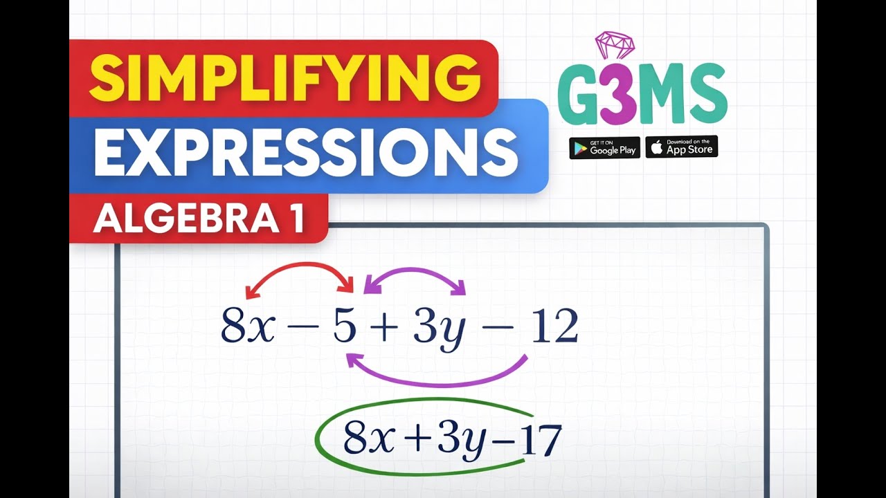 Simplifying expressions - Algebra 1