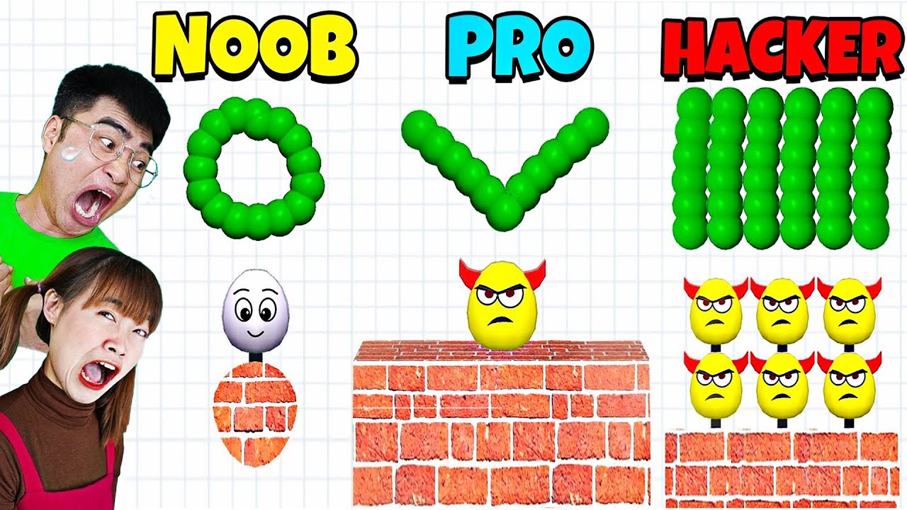 Hà Sam Và Gấu Đỏ Trừng Trị Tên Đầu Sừng Bảo Vệ Trái Đất Trong Draw To Smash