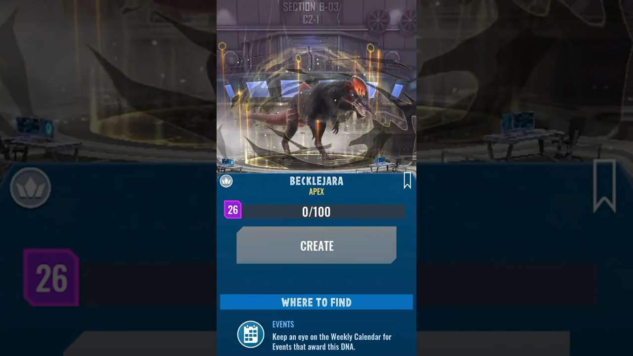 BECKLEJARA UNLOCKED!!! (JURASSIC WORLD ALIVE)