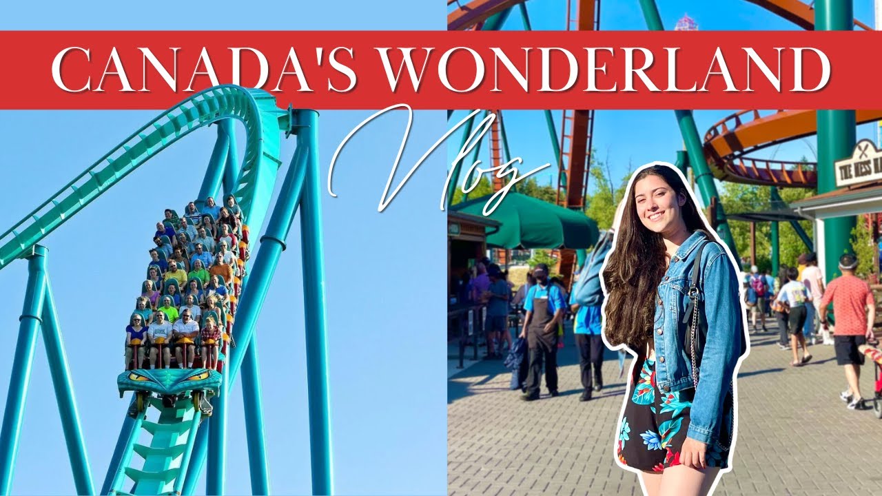 Vlog Bilingue - Parque de diversões de Toronto!!  |  Canada's Wonderland 🎢🇨🇦