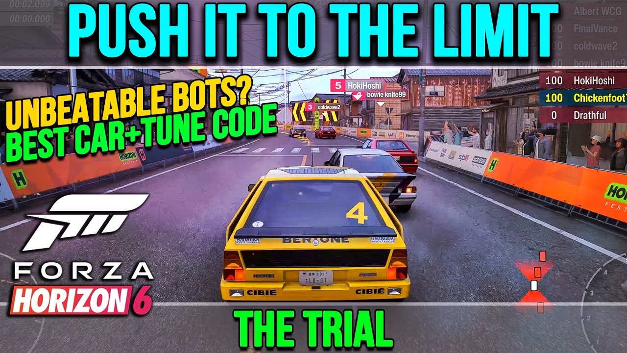 Trial Push It To The Limit - Best CAR and Tune Forza Horizon 6