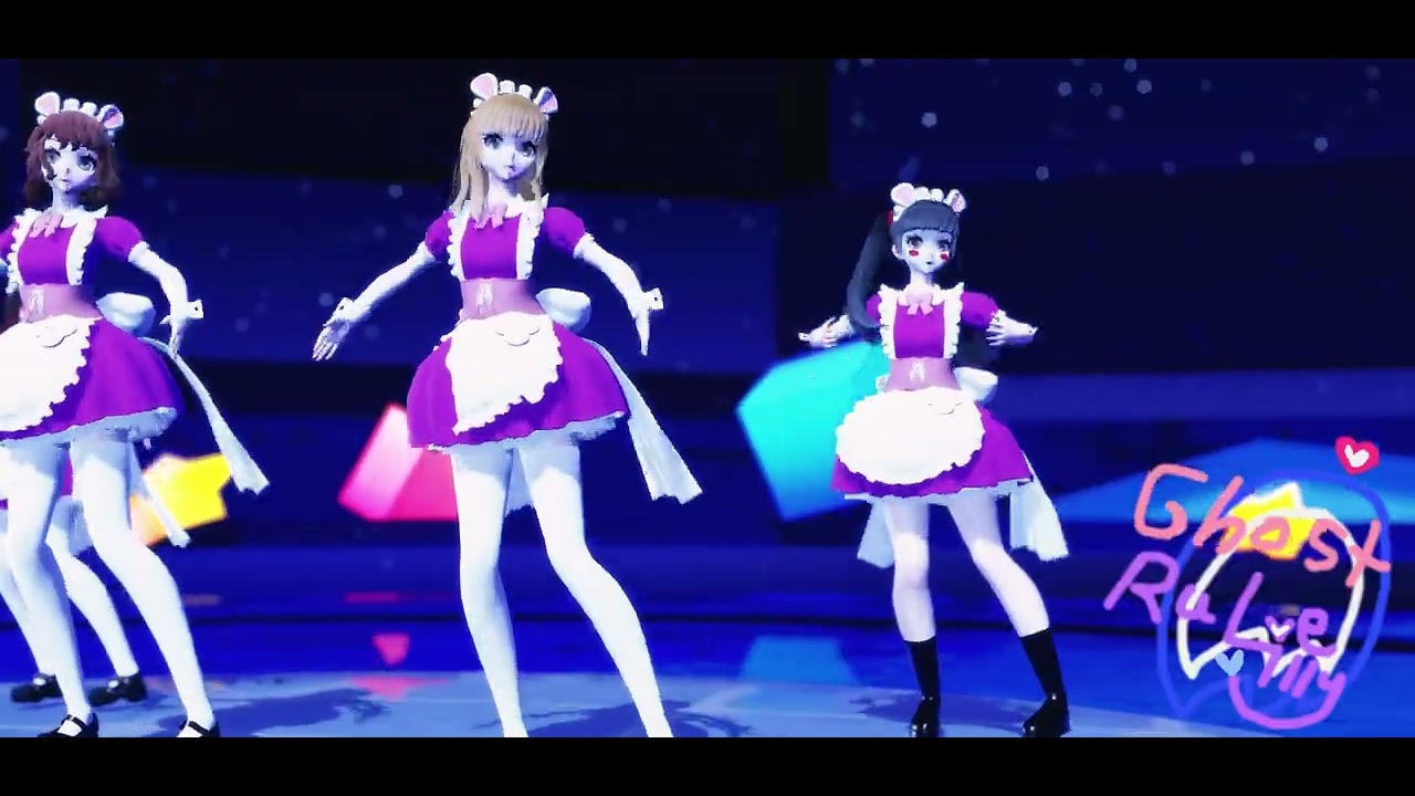 [MMD] My Room Disco Night (TDA Lilly, Dahlia, Yuzu, and Mabel)