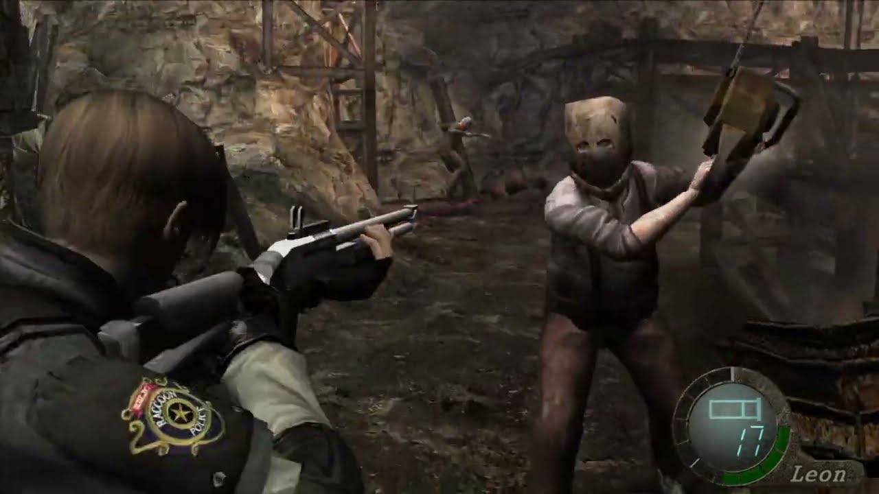 Resident Evil 4 Gameplay : Leon SHOTGUN Ganado Apocalypse! 💥#residentevil4 #leonkennedy #gameplay