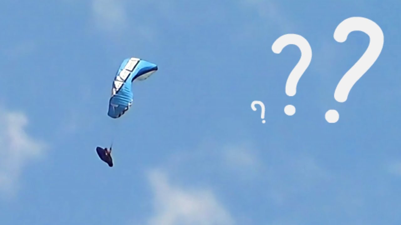 Paragliding SIV Training/ problem after collapse