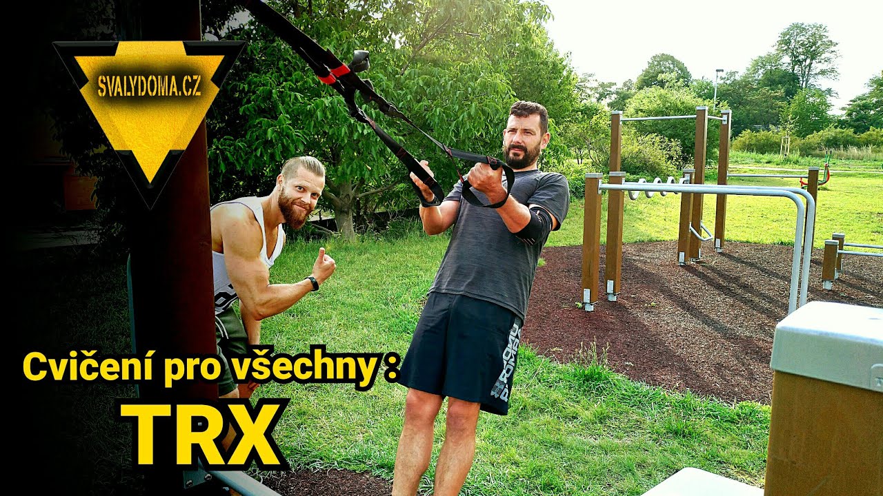 #30 CVIČENÍ DOMA s TRX - FUNKČNÍ TRÉNINK celého těla s VLASTNÍ VÁHOU !!! A s Oldou !!!