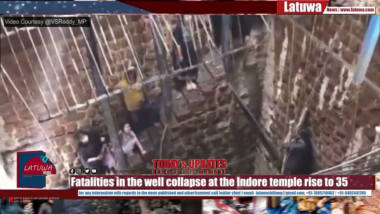 Indore temple mishap | Death toll rises to 35, search underway