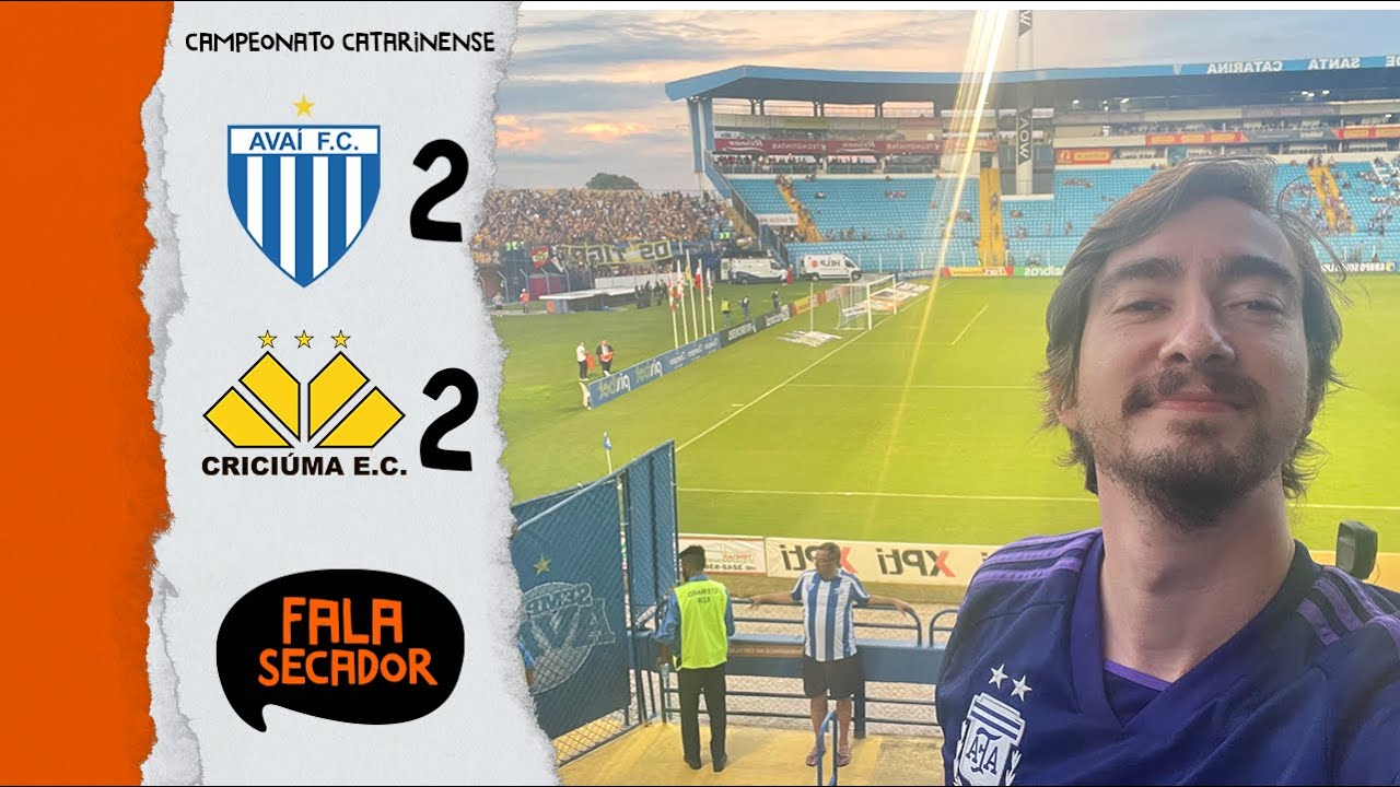 NA FORÇA DA TORCIDA, EMPATE NOS ACRÉSCIMOS / Avaí 2 x 2 Criciúma / VLOG 127
