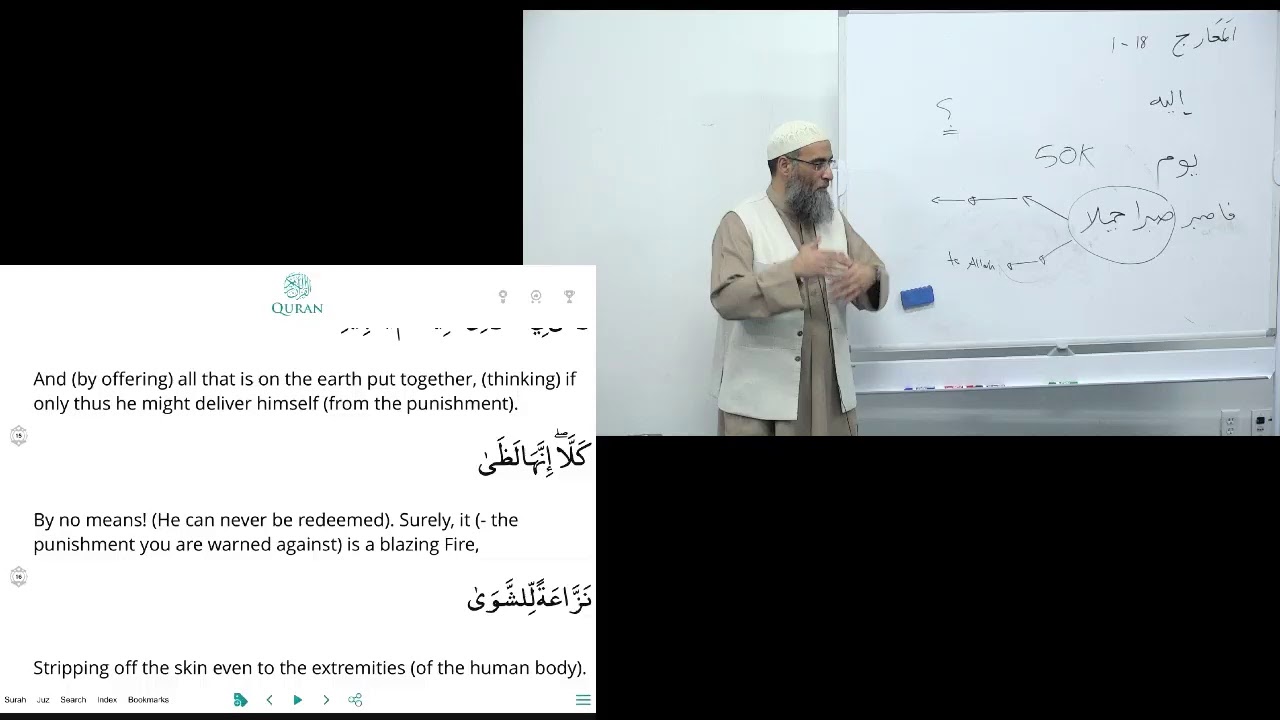 Tafseer Surah Al-Ma'arij, Ayaat 1-18