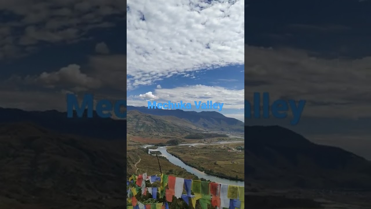 Mechuka Valley - Amazing View from about 400 years old Monatery point, Arunachal Pradesh